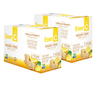 Sugar Free <br/> Multivitamin Drink Mix <br/>1,000mg Vitamin C<br/>Lemon Ginger 60 Packets (Twin Pack)